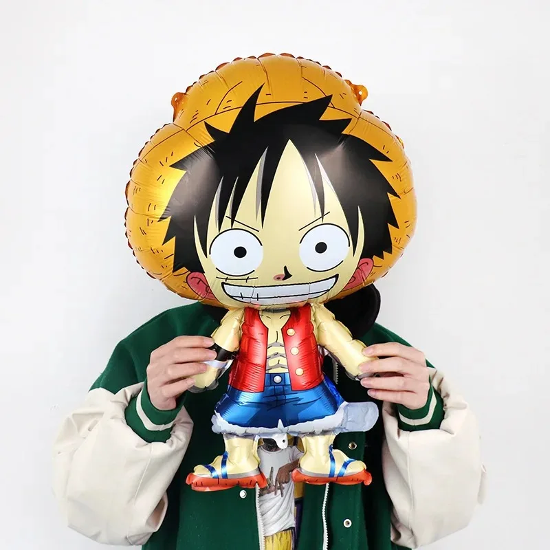 Anime One Piece Balloon Luffy Peripheral Balloons Children's Birthday Party Decorations Pirate Theme Banquet Decorations