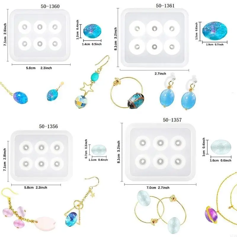 

12 шт./компл. DIY ручной работы Ювелирные изделия Подвески Изготовление кристаллов из эпоксидной смолы, браслет, ожерелье, форма