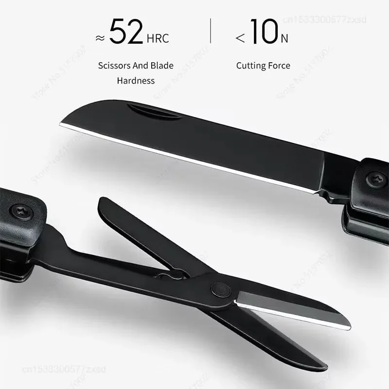 NexTool Multifunctional Tool 3 in 1 Flashlight Scissors Knife USB Rechargeable IPX4 Waterproof Portable Mini Outdoors Multitools