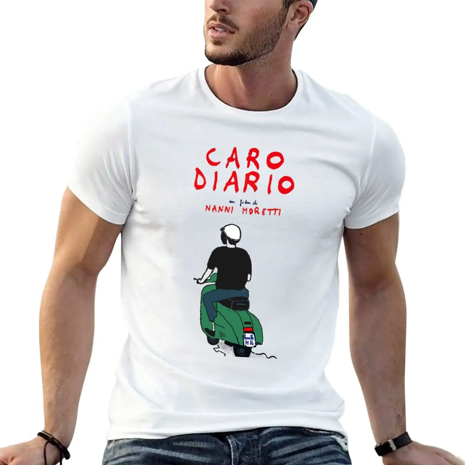 Caro diario-una película de Nanni Moretti, camiseta de sudor, camisetas divertidas, camiseta de Anime, ropa de manga corta para hombres, nuevo