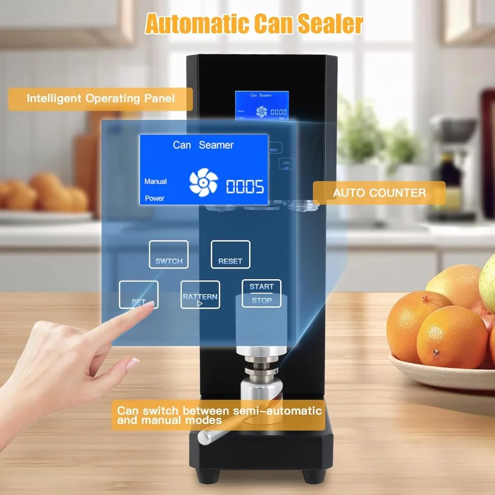 Mesin Penyegel Kaleng Elektrik, Mesin Penyegel Gelas 4-6 Detik/Kali, Penyegel Botol Minuman Teh Susu, Mesin Penyegel Minuman