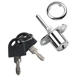 1pc 16/19mm Cabinet Lock Furniture Desk Draw Casement Pedestal Lock Office Home Filing Cabinet Sliding Door Locks With 2 Keys