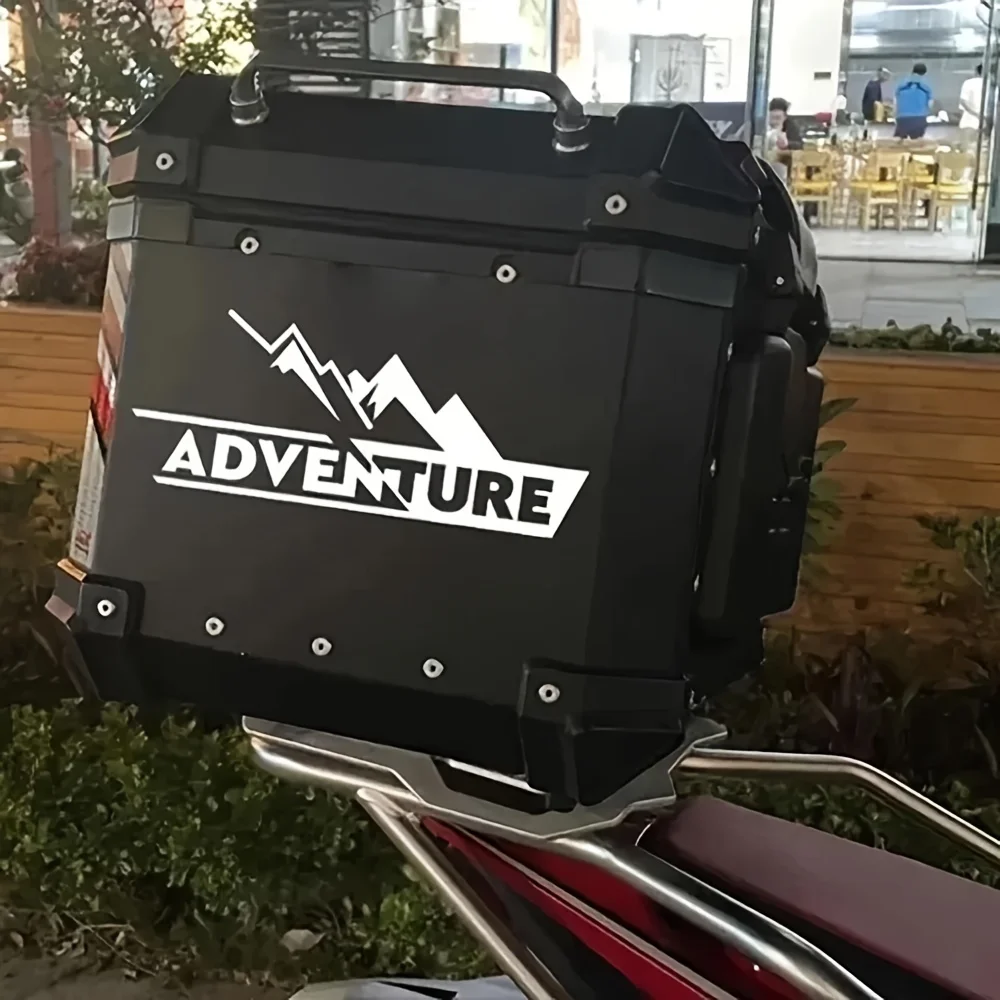 

1PC ADVENTURE Mountain Waterproof Stickers – Multi-color Vinyl Decals for Car, Motorcycle, and Outdoor Gear Decor