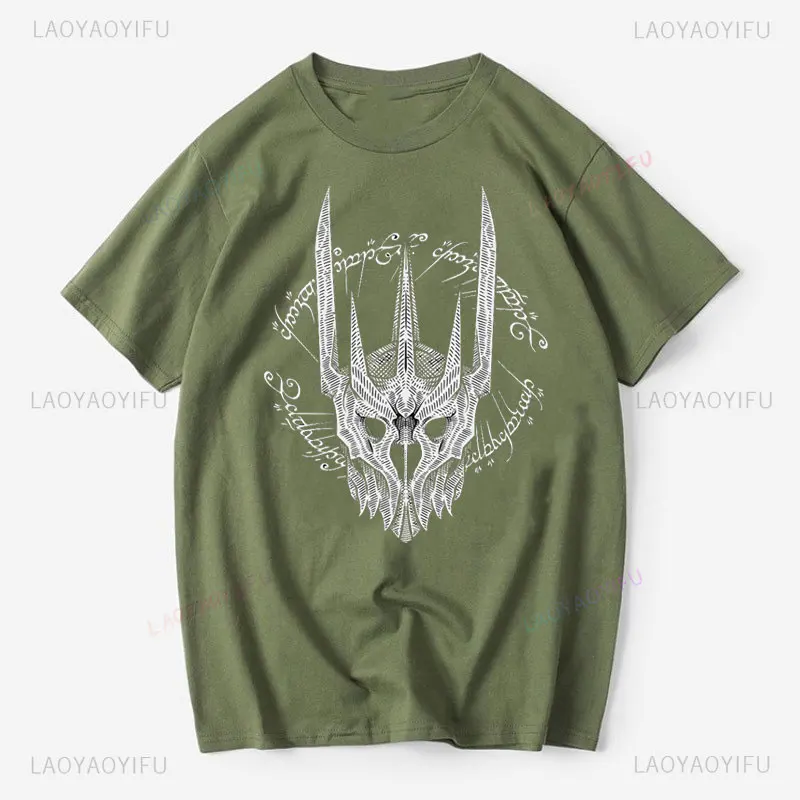 Camiseta سيد الخواتم قميص الفيلم الكلاسيكي خمر طباعة الجرافيك تي شيرت النساء الرجال القطن الشارع الشهير القوطية Y2k الملابس #4