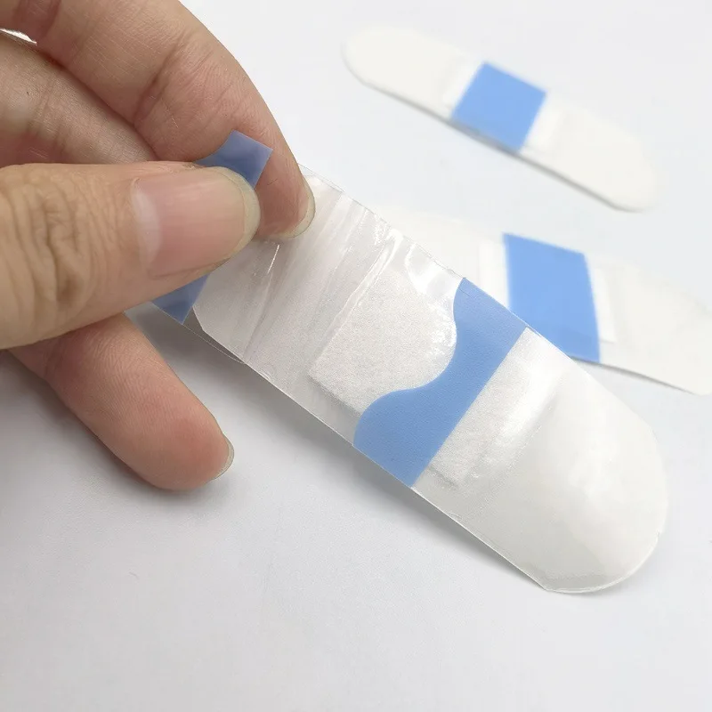 50 ชิ้น/เซ็ตโปร่งใส Band Aid PU ฟิล์มพลาสเตอร์สําหรับ First Aid Wound Dressing Patch กันน้ํากาวผ้าพันแผลชุด