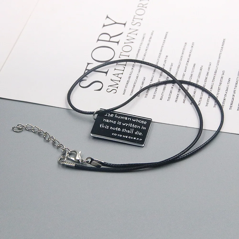 Anime Death Note Keychain Black Notebook  Pendant Key Chain Cospaly Accessories Keyring for Women Men Jewelry Gifts