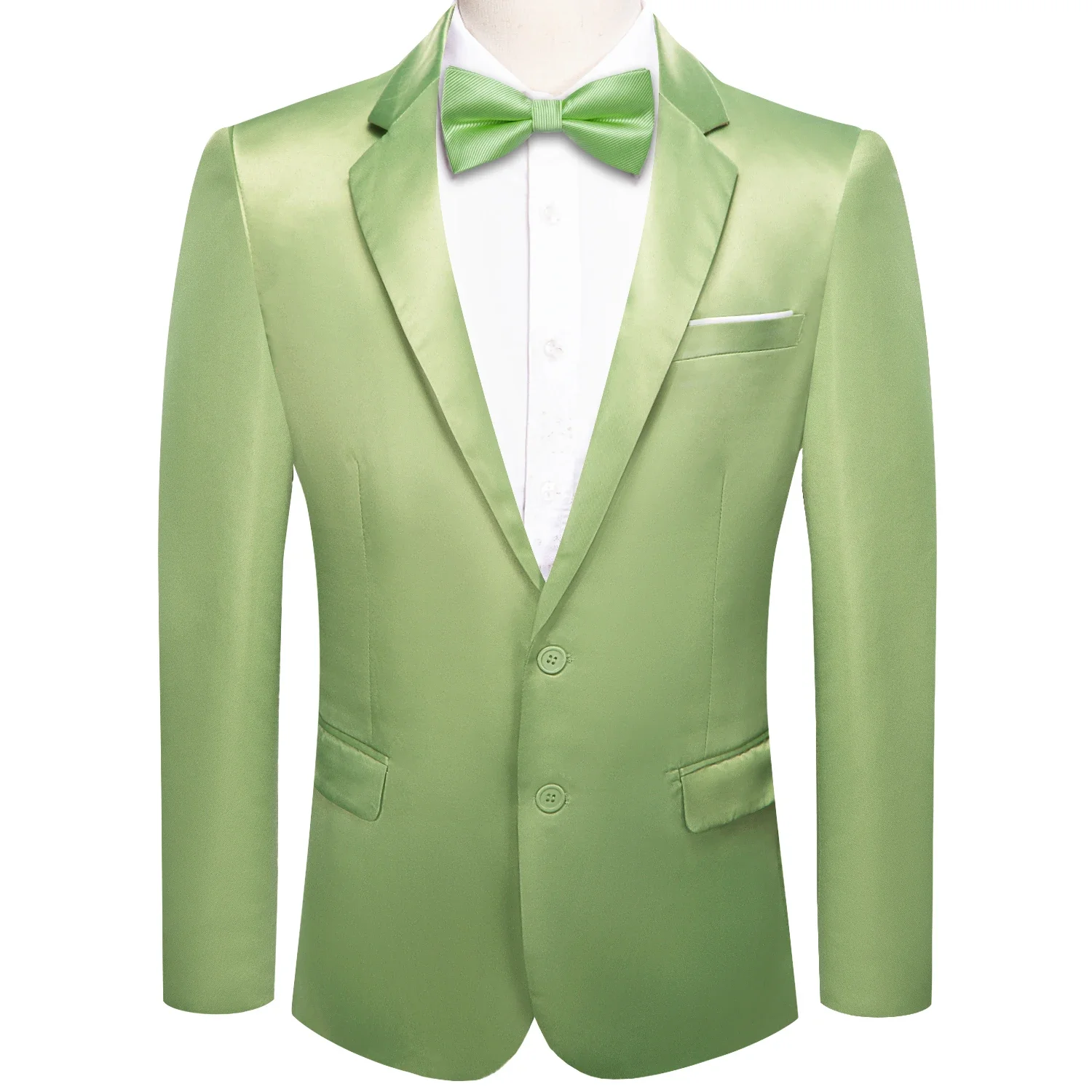 Traje verde champán Jacquard liso para hombre, chal con cuello, chaquetas de esmoquin, chaqueta, abrigo, vestido de novio para negocios de boda 2759066