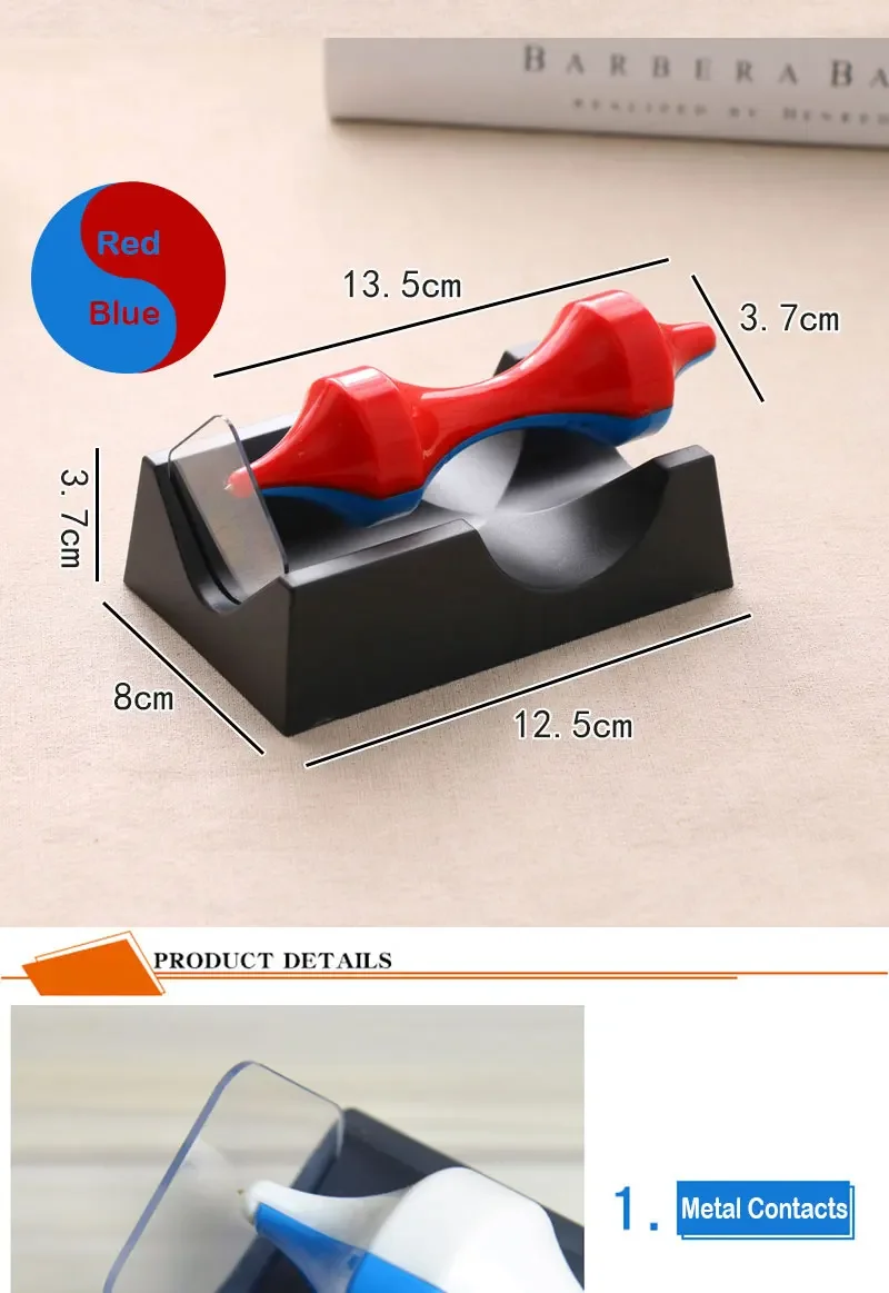 Perpetuum Motion Magnetisches, schwebendes, rotierendes Bastelspielzeug, Neuheit, Heimdekoration, keine Batterie erforderlich, pädagogisches wissenschaftliches Experiment – Detail 5