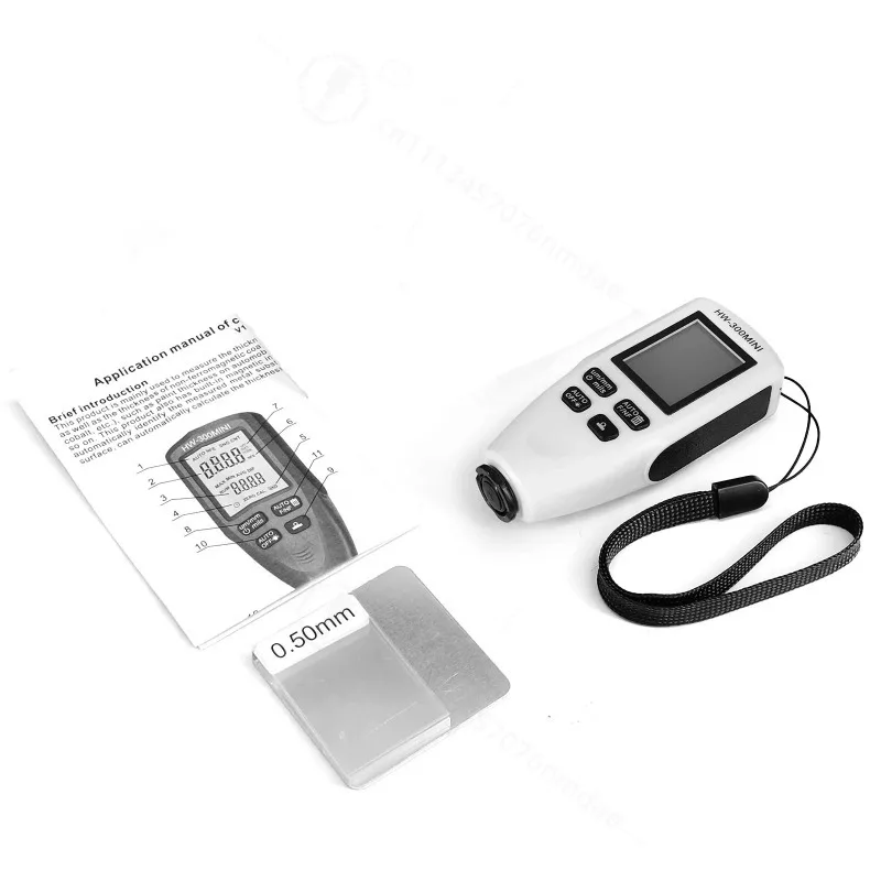 PRO Car Paint Film Automatic Thickness Gauge 0-2000UM Fe & NFe Coating Thickness Tester Manual Automotive Paint Tools