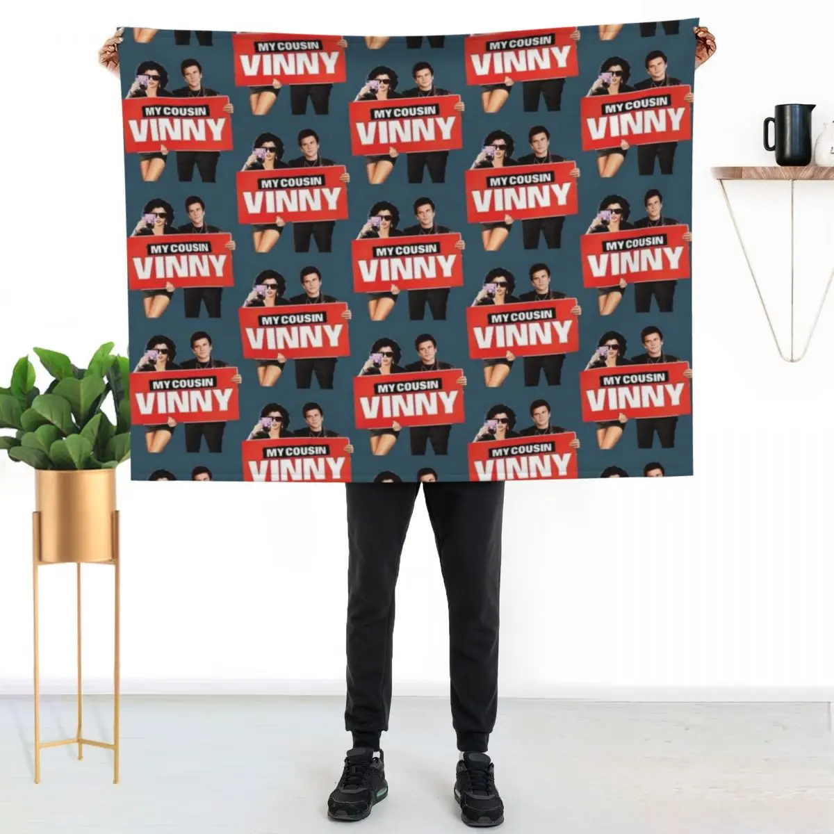 

My Cousin Vinny-Vincent L gambini, Poster Throw Blanket Soft Comfort Blanket for Reading Watching TV