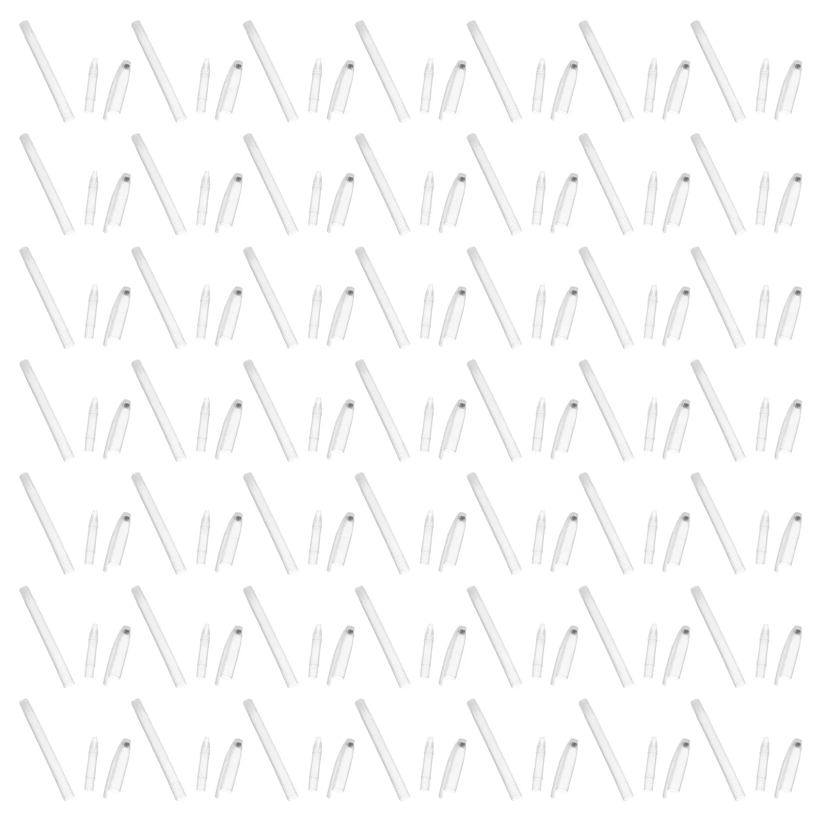 빈 펜 쉘 100개 젤 리필용 투명 플라스틱 홀더 학생 문구류 사무실 학교