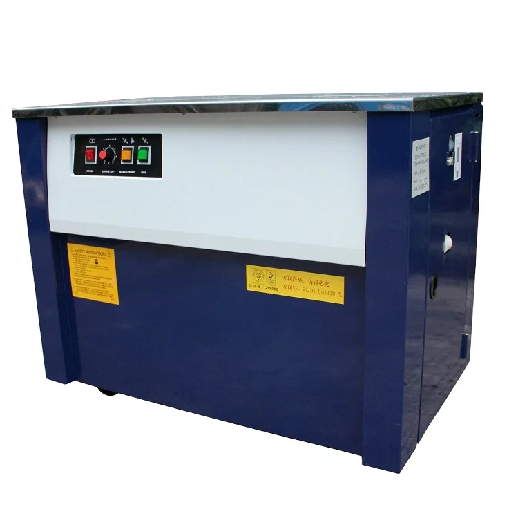 High Table Carton Case Semi-Automatic Strapping Machine for PP Strapping Material