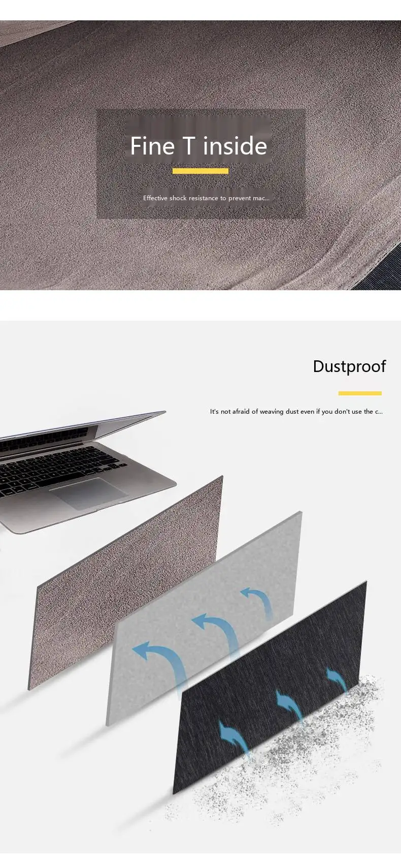 Modische Laptop-Tragetasche 13 15 Zoll Rosa Grau Wasserdichte Nylon-Aktentasche für Frauen im Büro – Detail 8