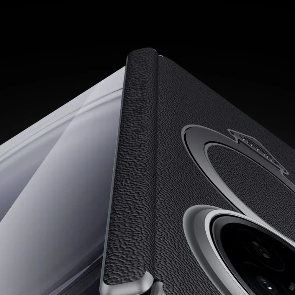 Magnetic Genuine Cowhide Leather Slim Case For OPPO Find N6 N5 Hinge Bracket Cover