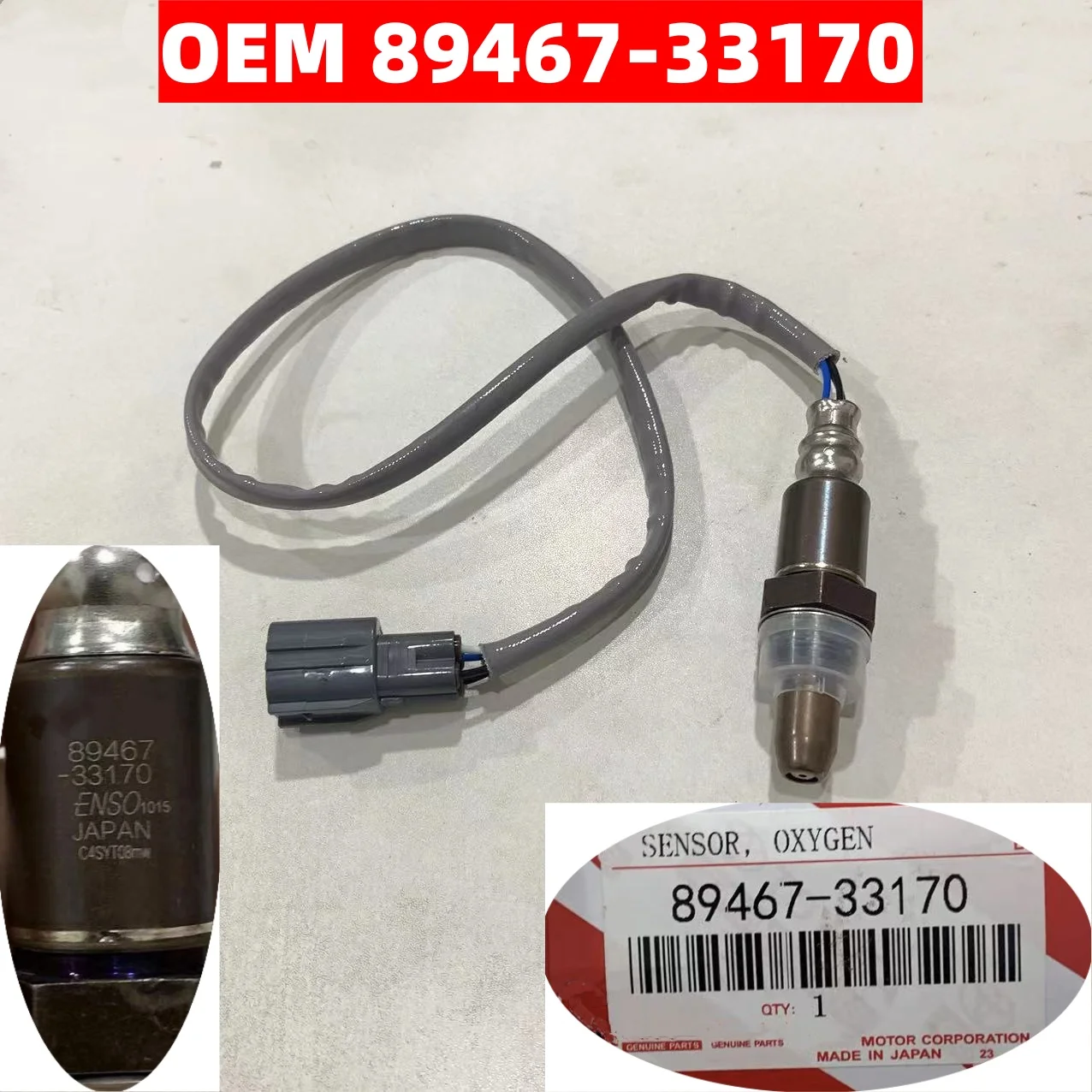 

89467-33170 New Front oxygen sensor For Toyota Highlander and Lexus 894673170