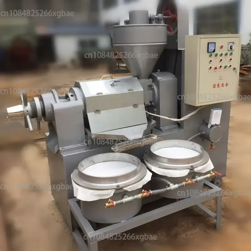 Spiral juicer mustard oil juicer peanut oil juicer automatic industrial hemp silver food industry offers great