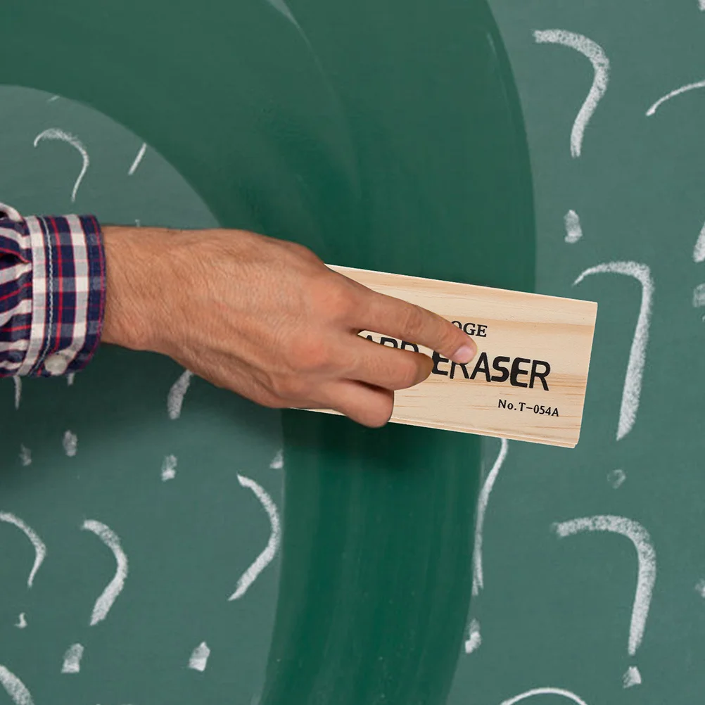 4 قطعة ممحاة السبورة الخشبية المصنوعة من الخيزران منظف السبورة للمنزل والمكتب والمدرسة يدوم طويلاً وسهل الاستخدام ممحاة السبورة #6