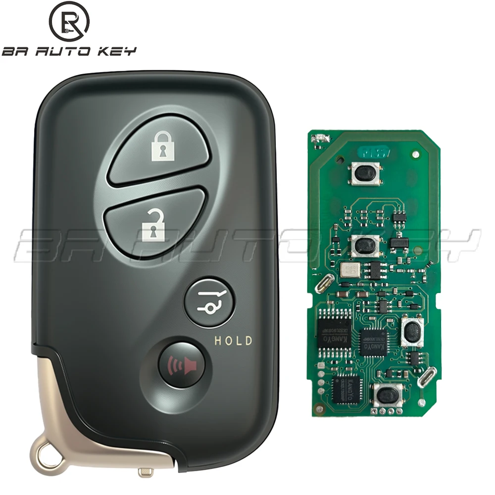 

HYQ14ACX Smart Remote Car Key Fob For Lexus RX270 RX300 RX350 RX450h LX570 314.3MHz ID74 Chip With Uncut key blade 271451-5290