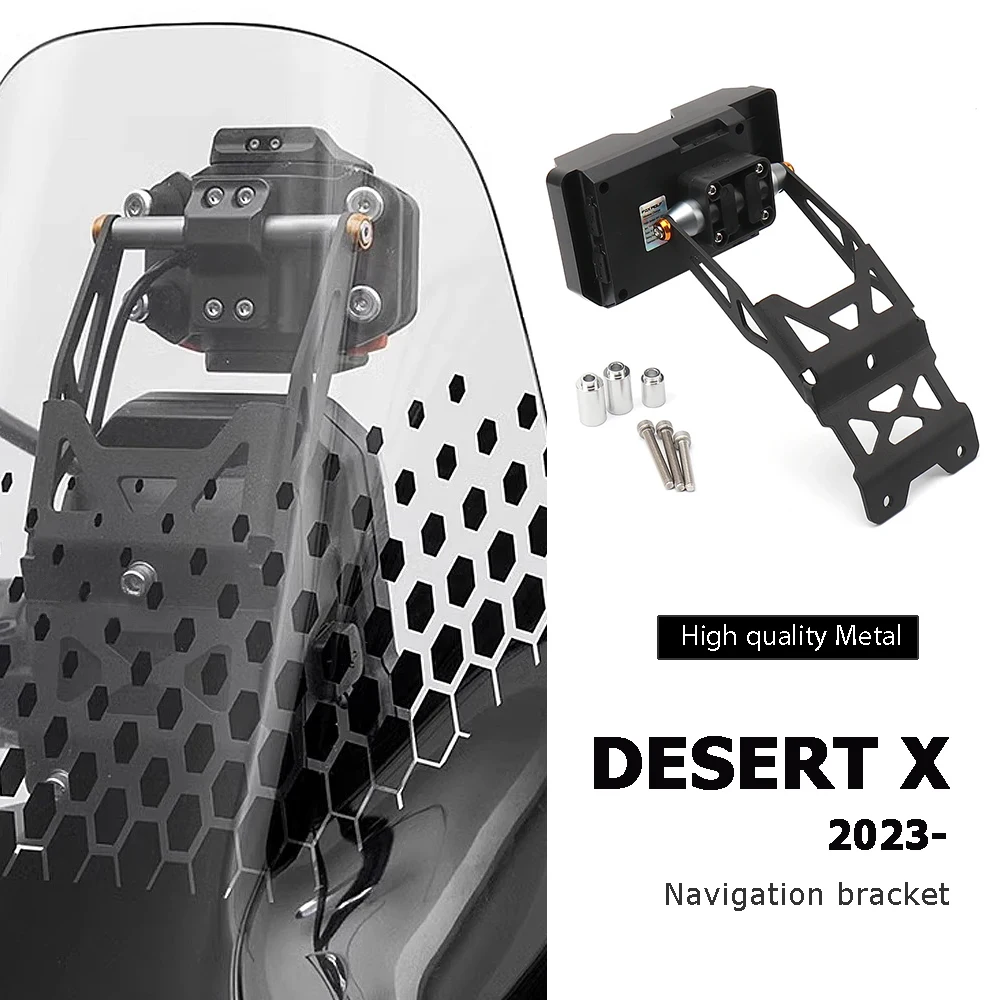 

Motorcycle Navigation Bracket GPS Mobile Phone Holder USB Charger For DUCATI Desert-X DESERT X DesertX Desert X 2023 Accessories