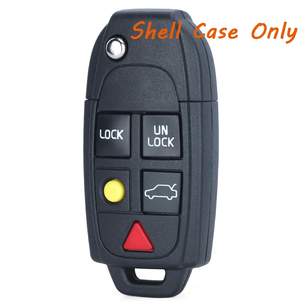 

Чехол для дистанционного ключа KEYECU для Volvo S60 S80 V70 XC70 XC90 2004 2005 2006 2007 2008 2009 2010 2011 2012 2013 2014 2015