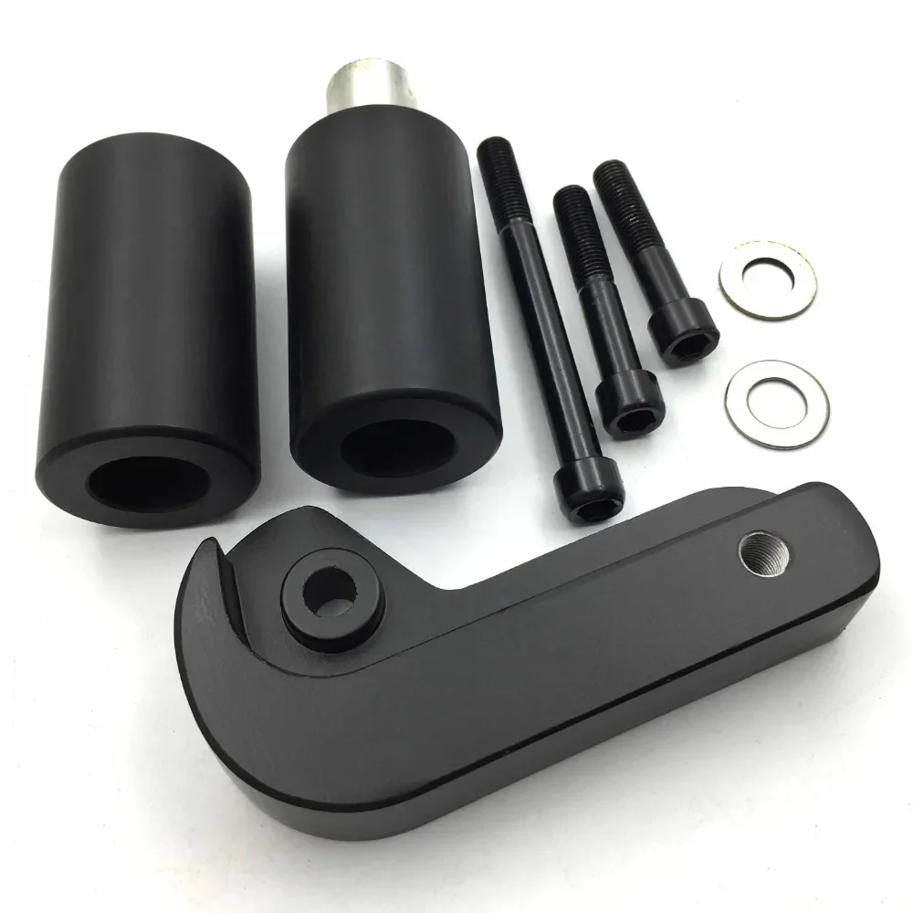 For Motorcycle 2006-2008 Suzuki GSX-R GSXR 600/750 Black No Cut Frame Slider Protector Black Parts