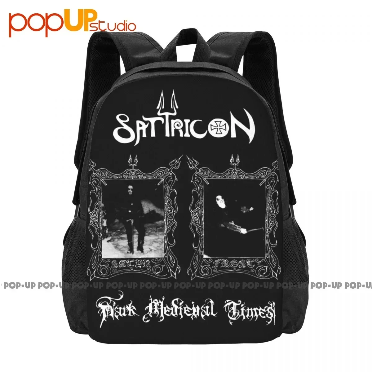 Satyricon Dark Medieval Times Ulver Darkthrone P-352 Backpack Large Capacity Fashion Sports Bag