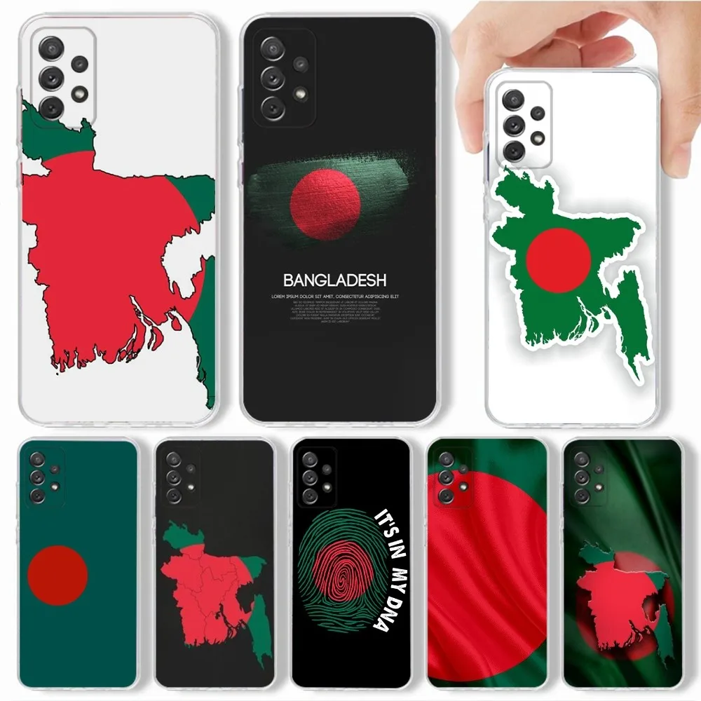 Bangladesh Flag Phone Case For Samsung,Galaxy,S20,S21,S22,S23,Fe,Lite,Plus,Ultra Note Shell