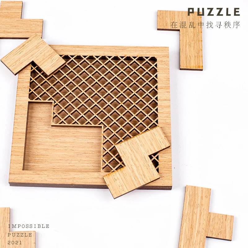 

Non-pattern puzzle abnormity Children over 6 years old puzzle high difficulty wooden puzzle irregular adult