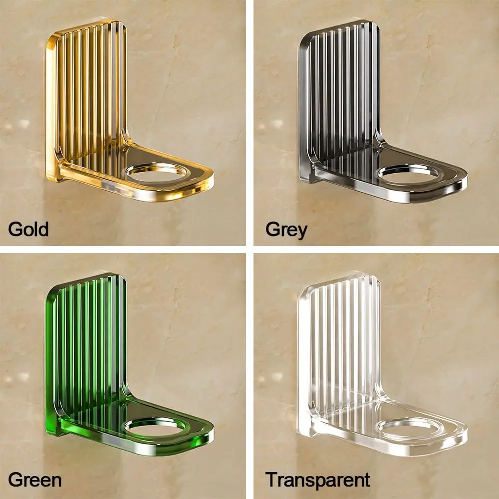 Transparent Soap Bottle Holder Self-Adhesive Free of Punch Shampoo Holder Wall Hanger Shampoo Bottle Clip