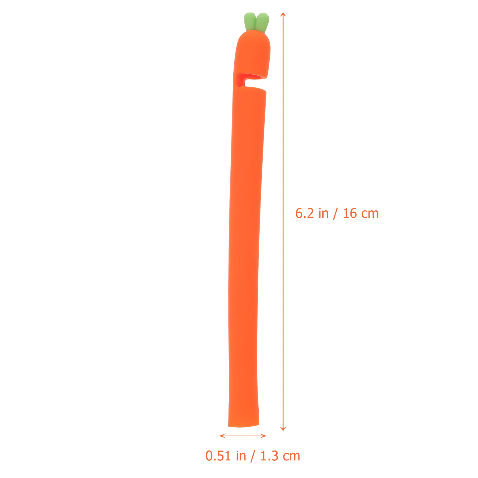 

Carrot Silicone Stylus Sleeve Cover Orange Ergonomic Grip Compatible Pencil 1 Anti-Slip Protective Cover Reduce Wrist