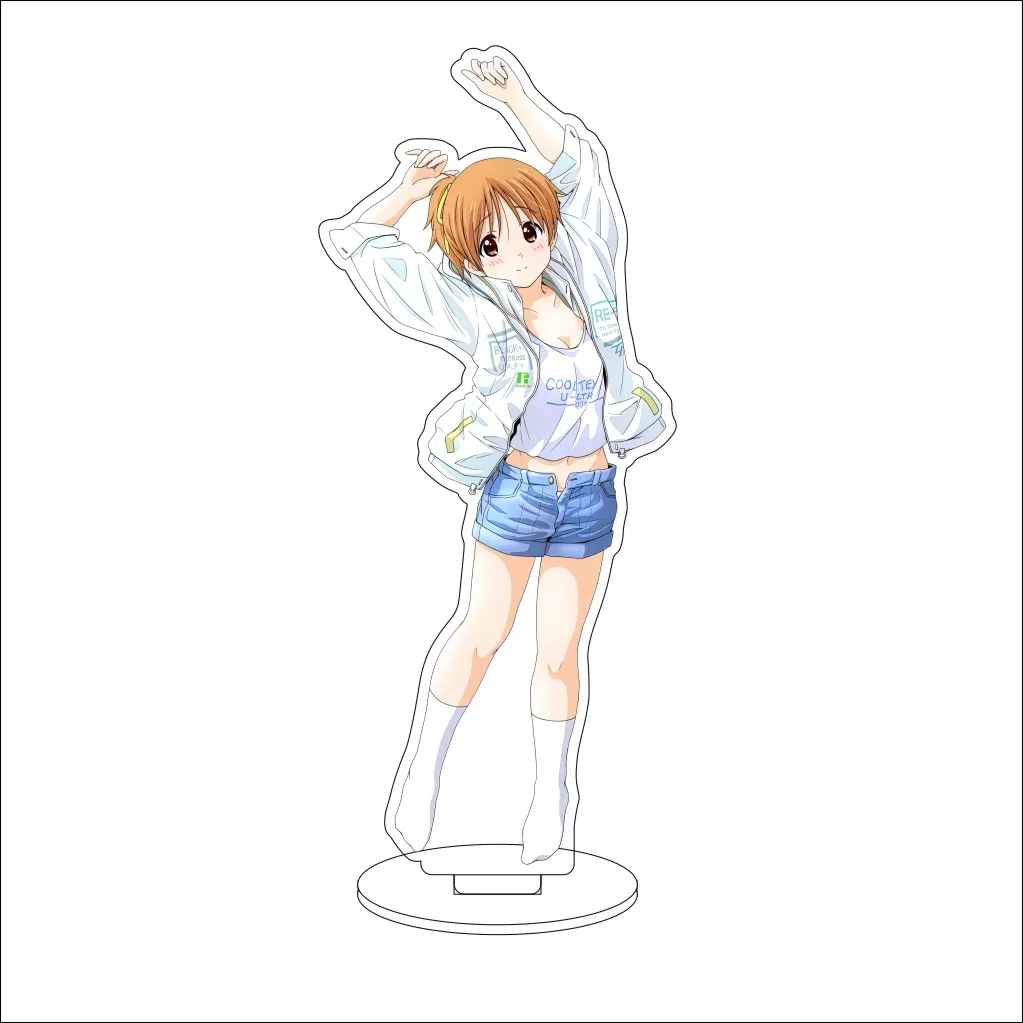 16CM Anime K-ON！ Cosplay Acrylic Stand Ornaments Kotobuki Tsumugi Nakano Azusa Yamanaka Sawako Figure Stand Halloween Gifts