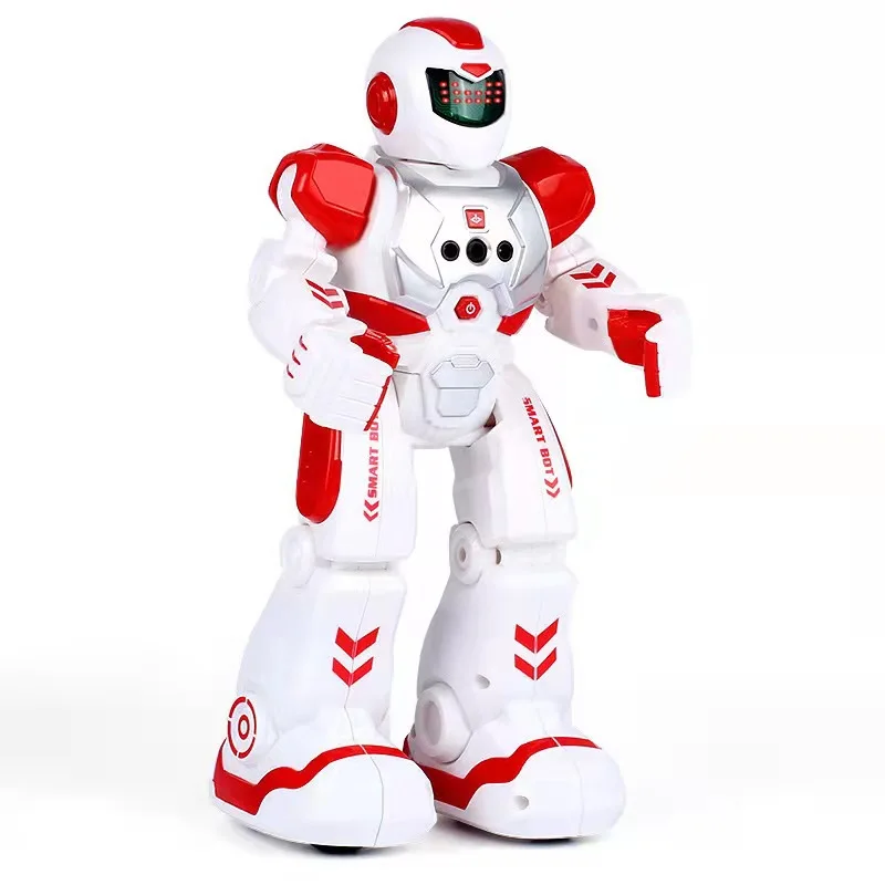 Intelligent space early education remote control electric robot mechanical police induction kindergarten educational gifts toys