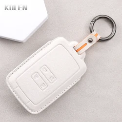 Car Remote Card Key Case Cover Shell For Renault Koleos Kadjar Clio Megane Talisman Espace Zoe Scenic Dacia Sandero Leather Fob