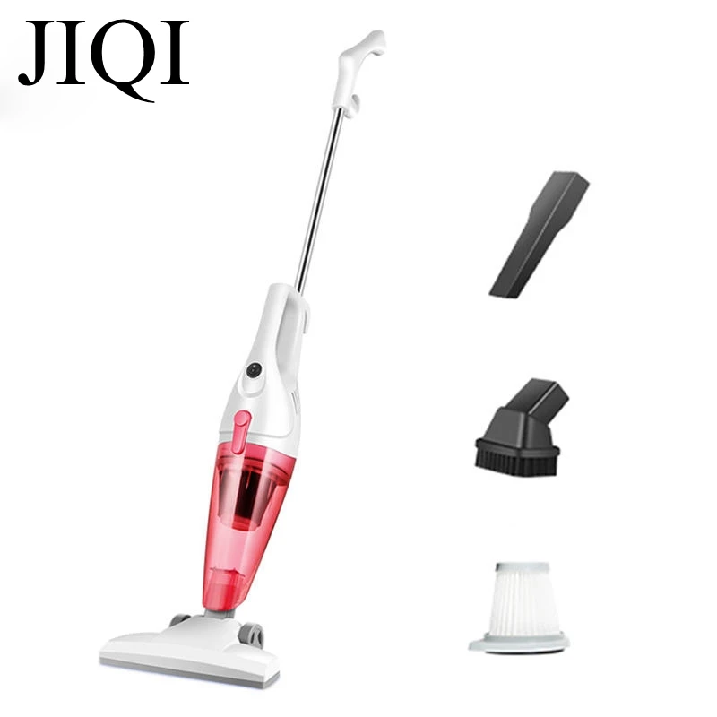 JIQI Vacuum cleaner home ultra quiet hand-held small power carpet small power 0.8L 600W Three kinds of  head