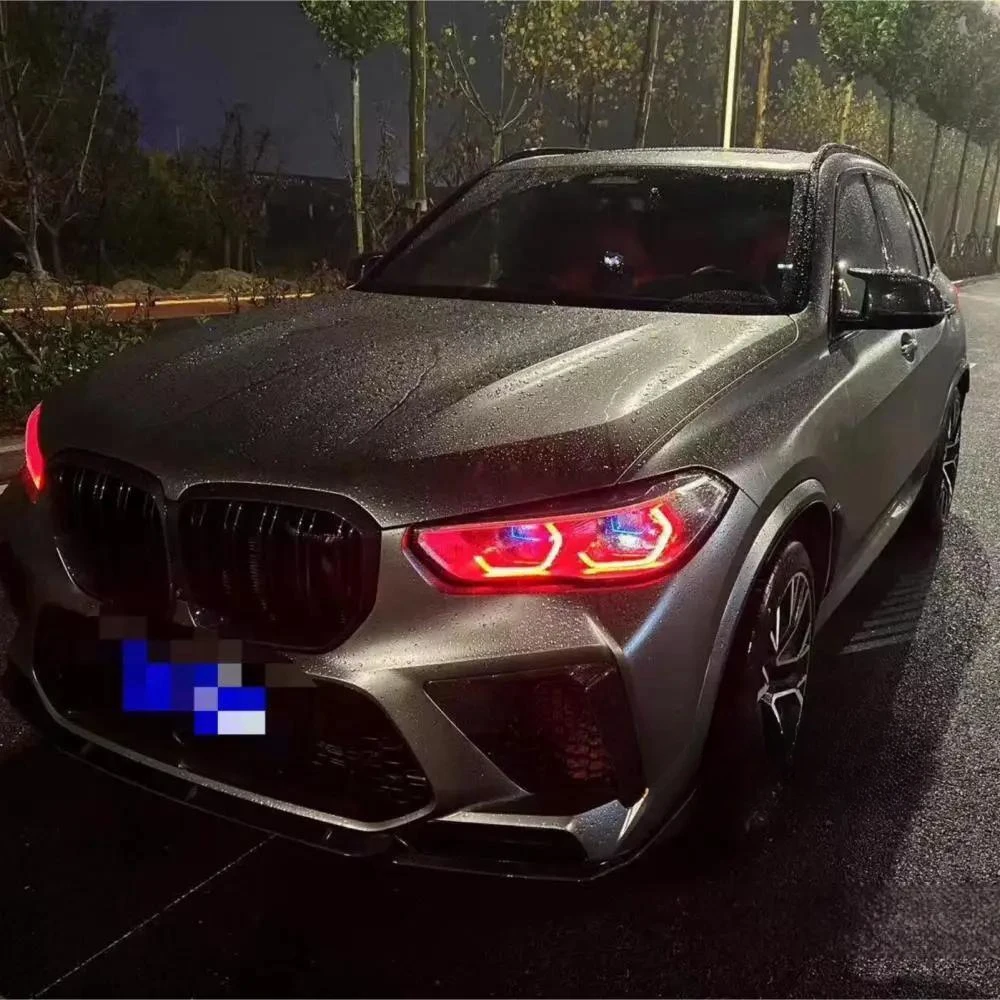 Multi Color Angel Eye DRL for BMW X5 X6 G05 G06 Laser Headlight CSL Yellow Blue Red super bright Daytime Running Light Led Chips