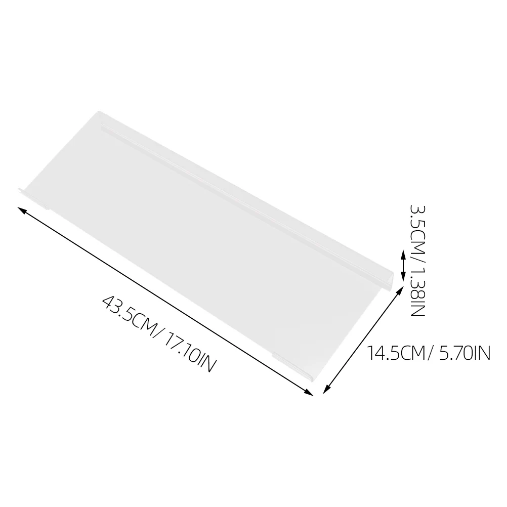 

2pcs Keyboard St Transparent Acrylic Computer Desk Accessories Tilted Holder Rack Travel Smooth Stable Reliable Simple Design