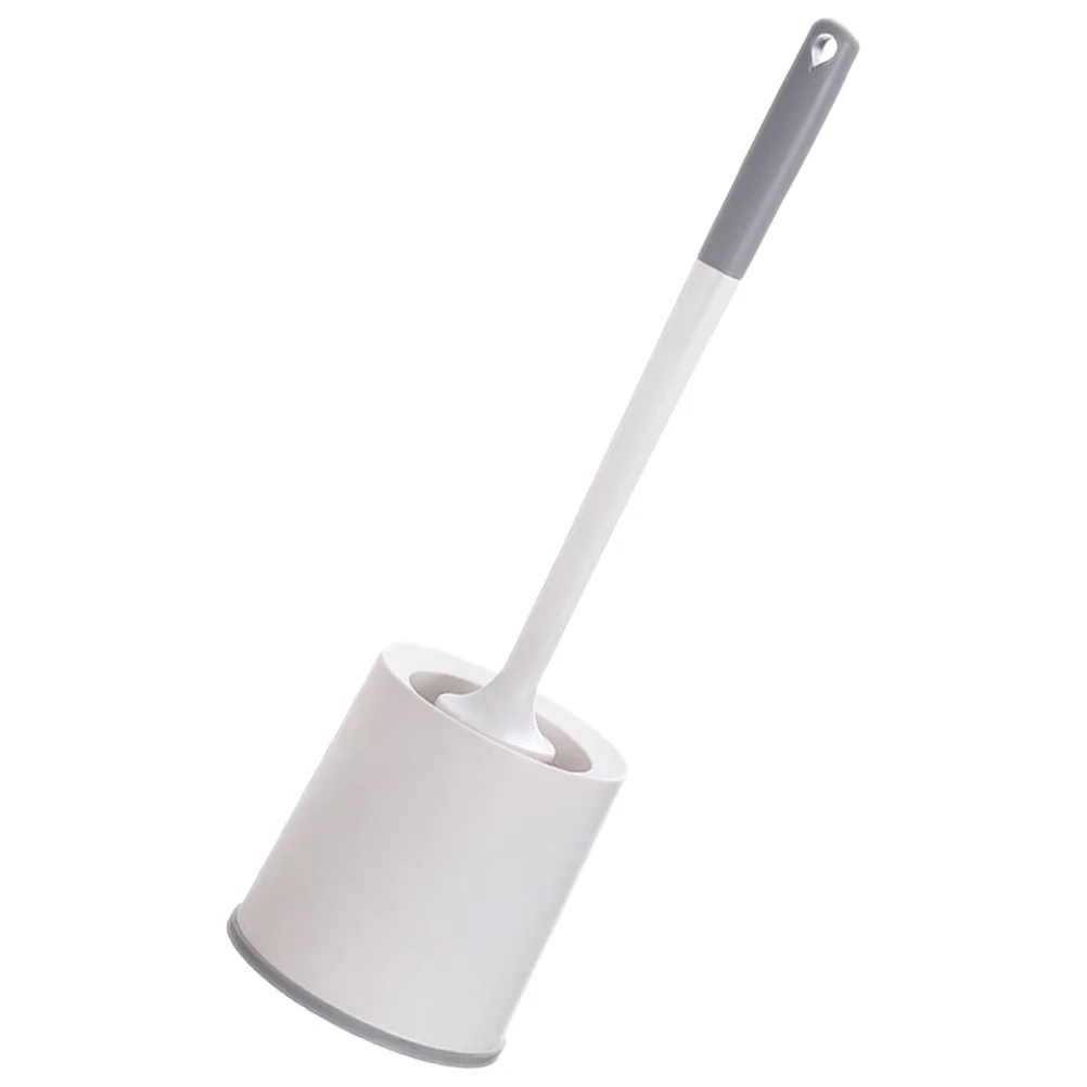 

Toilet Brush Set Ergonomic Handle Soft Bristles Durable Plastic for Home Dorm Bathroom Toilet Cleaning Brush Holder Stable