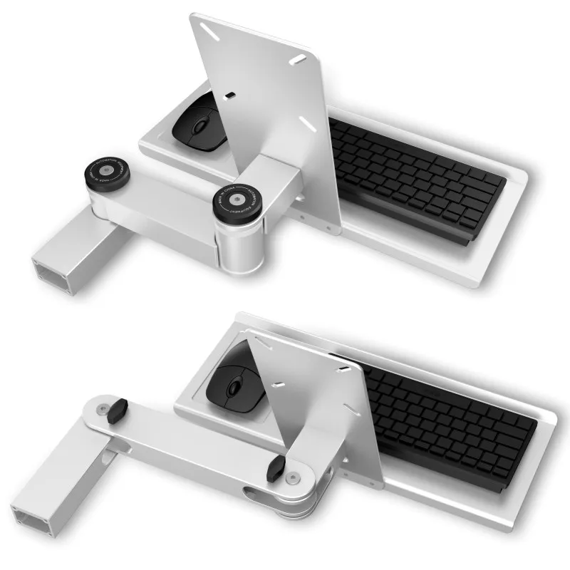 

Monitor stand, industrial computer keyboard, rotatable folding wall mount