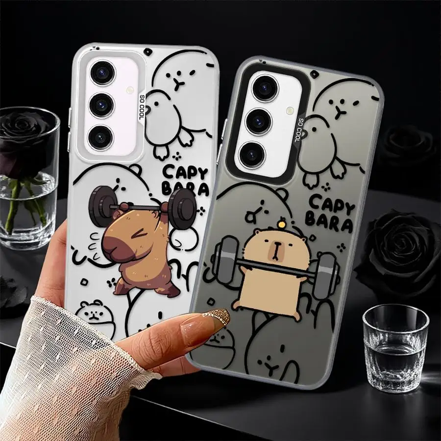 Caypabara Cool Case for Samsung Galaxy A26 A33 A34 A53 A24 A36 A23 A25 A32 A73 A22 A52 Back Phone Cover