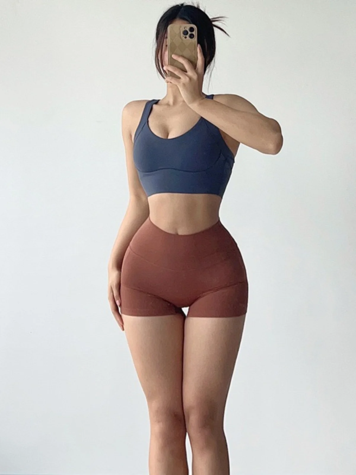 

Шорты для фитнеса DakaFit с высокой талией, женские шорты для бега и йоги без этикеток, длиной три дюйма, дышащие, комфортные, весна 2023