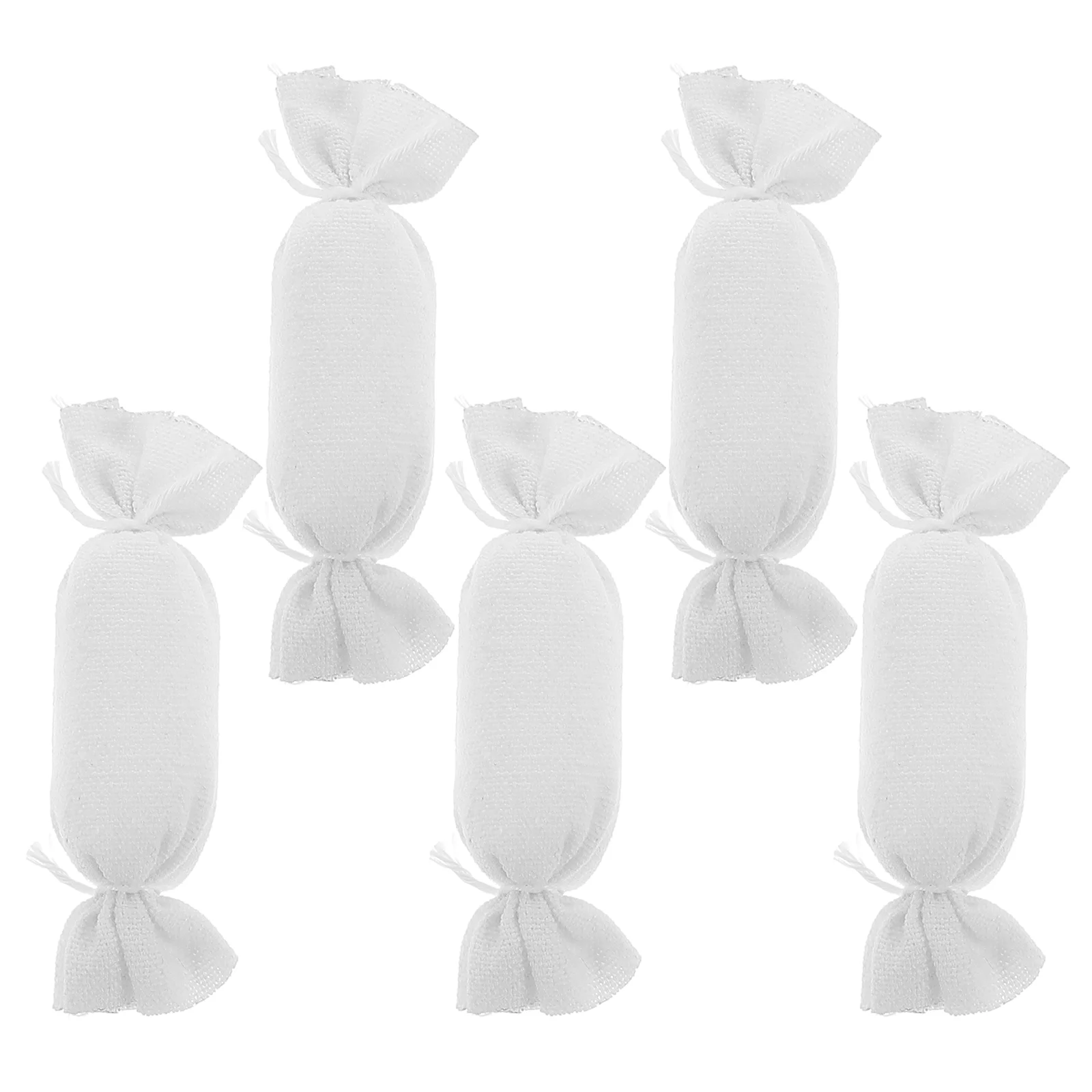 

5 Pcs Jewelry Display Stand Shelves Earring Stands Gasket White Linen Cushion Pad