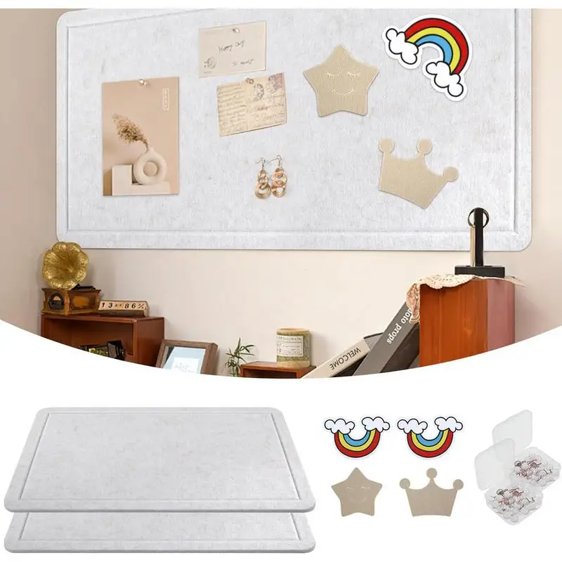 Alternative Foldable Felt Pin Board Sturdy Anti-Slip Foldable Design Bulletin Boardsc Felt Pin Board Wear-Resistant