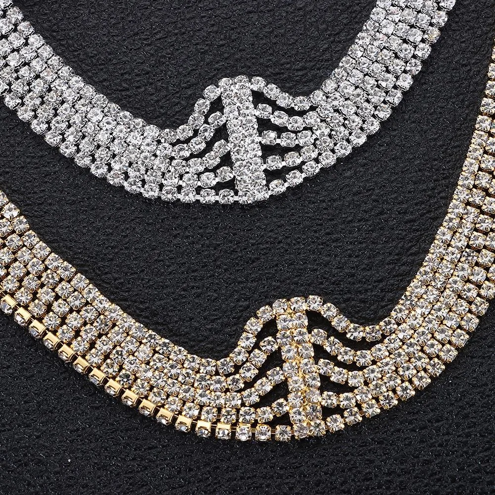 Bling Rhinestone Chain Head Jewelry Fashion Beautiful Multi-layer Hairband Elegant Hairstyle Daily Banquet Wedding Photo