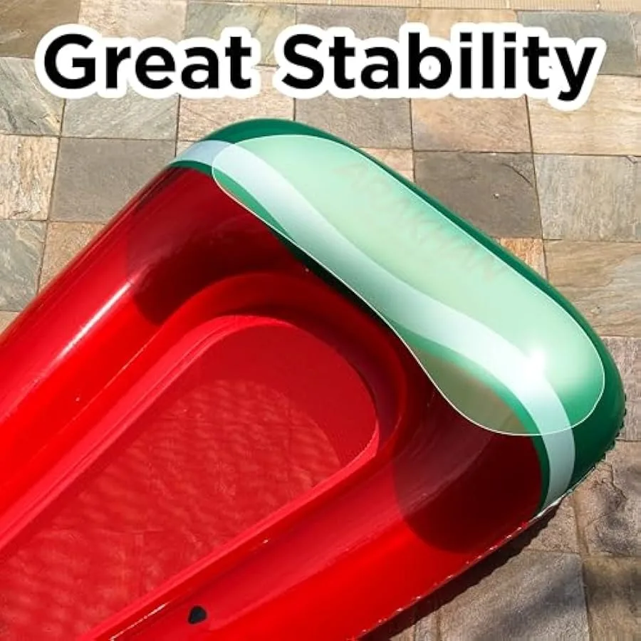 Espreguiçadeira inflável para piscina, melancia, decorações para festa na piscina, verão, praia, lago, conforto, lounge, jangada, piscina engraçada