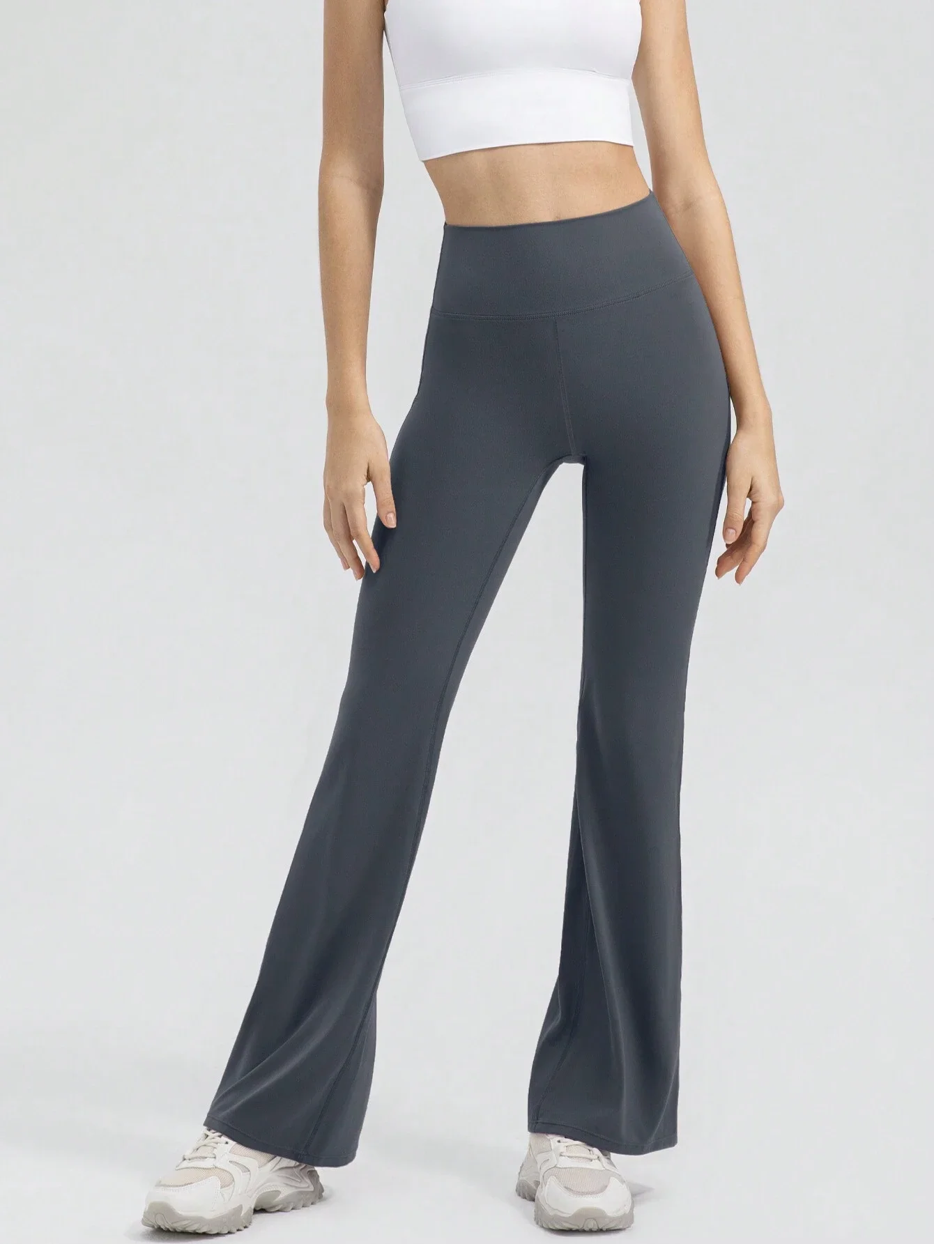 Women High Waist Flared Yoga Leggings Fitness Running Sport Pants