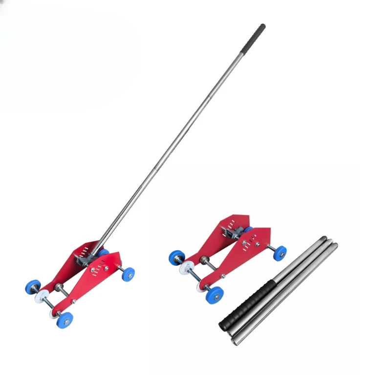 Football field lawn whitening tool, threading device