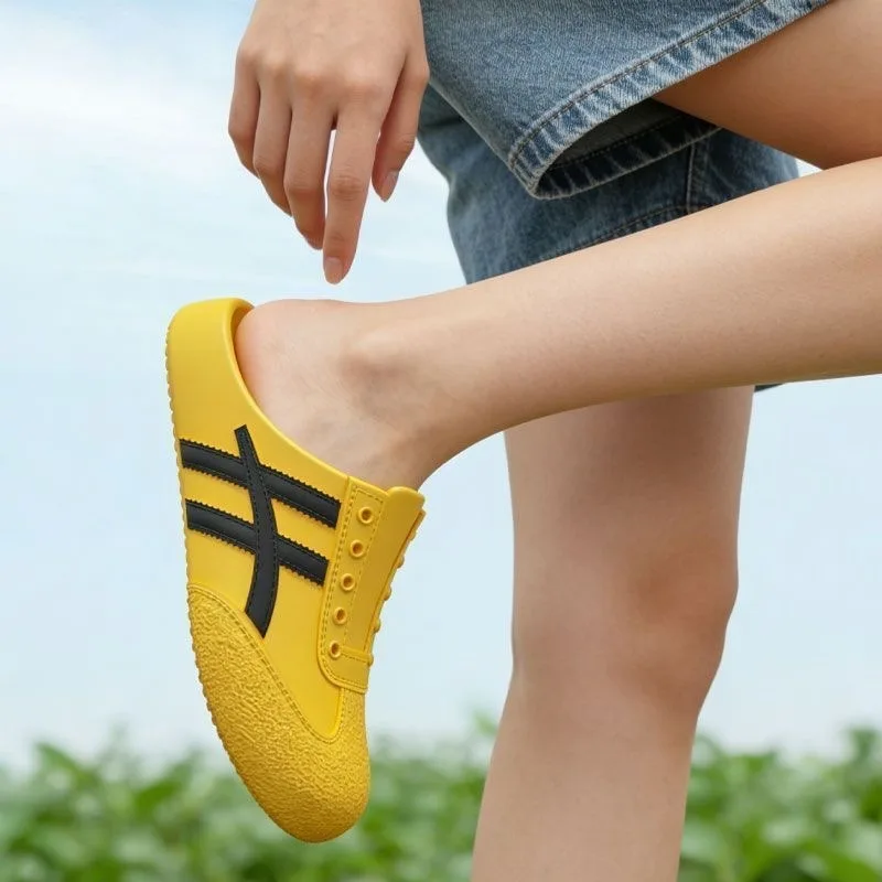 2026 Spring Women Platform EVA Mules Clogs Soft Comfort Slip on Slippers Casual Flat Sneakers Plus Size To 45 view 5
