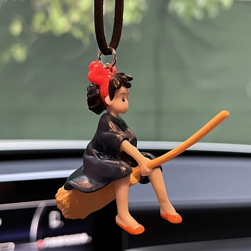 Car Decoration Pendant, Cute Anime Magical Girl Flying Pendant Car Rearview Mirror Pendant Car Interior Decoration Accessories