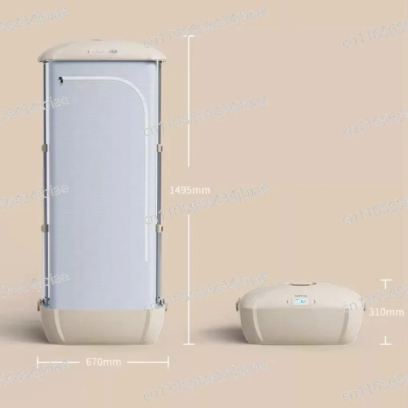 Hanging Ironing Machine, Fully Automatic Intelligent Steam Wrinkle Removal and Drying Foldable Ironing Machine
