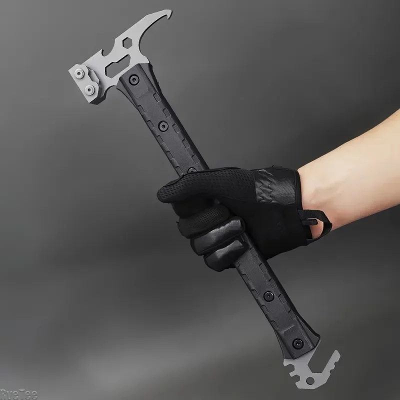 Outdoor Portable EDC Multifunctional Tactical Hammer Stainless Steel Wrench Bottle Opener Car Emergency Tool